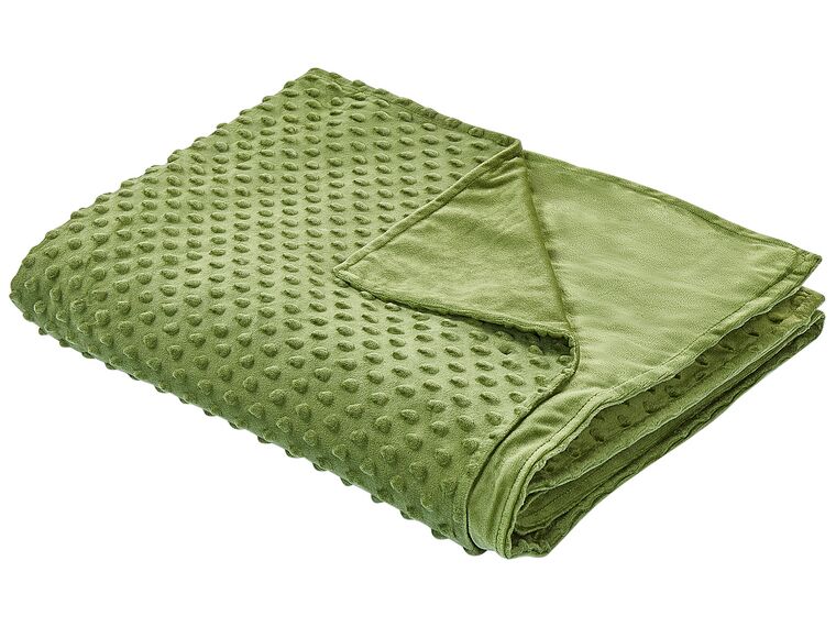 Weighted Blanket Cover 120 x 180 cm Green CALLISTO  _891790