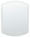 Oval LED Wall Mirror ø 78 cm Silver BEZIERS_844357