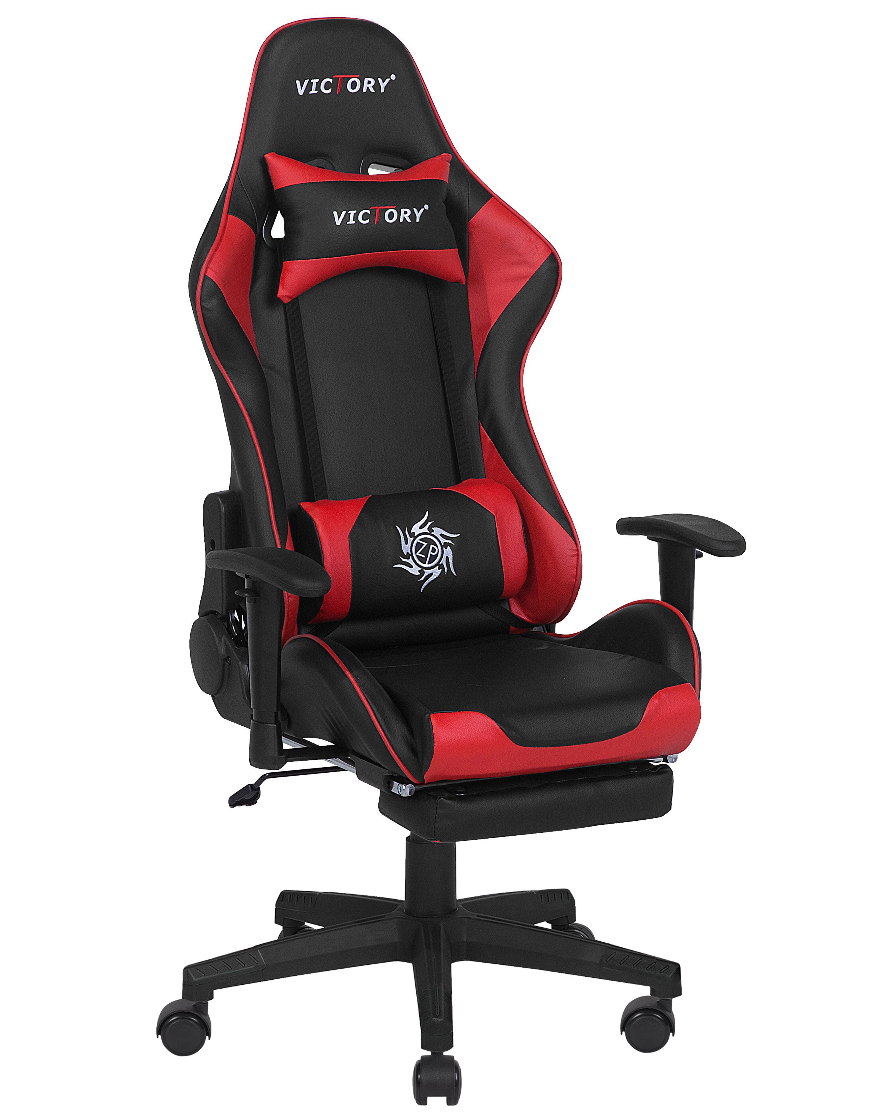 Gaming Chair Black and Red VICTORY | Beliani.co.uk