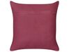 Set of 2 Cotton Cushions Burgundy CADETIA_915741