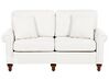 Conjunto de sofás 5 lugares em tecido branco GINNERUP_894743