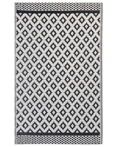 Tapis extérieur au motif géométrique noir 120 x 180 cm THANE