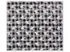 Manta de poliéster gris oscuro/negro/blanco 150 x 200 cm SHOREN_796560