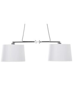 Riippuvalaisin 2 polttimoa kangas valkoinen FUCINO Riippuvalaisin 2 polttimoa kangas valkoinen FUCINO