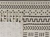 Decke Baumwolle weiss / schwarz 130 x 180 cm orientalisches Muster PANVEL_829391