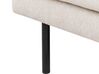 Right Hand 2 Seater Fabric Corner Sofa Beige BREDA_876051