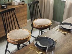 Koristetyyny 40 cm samettinen beige POTHOS