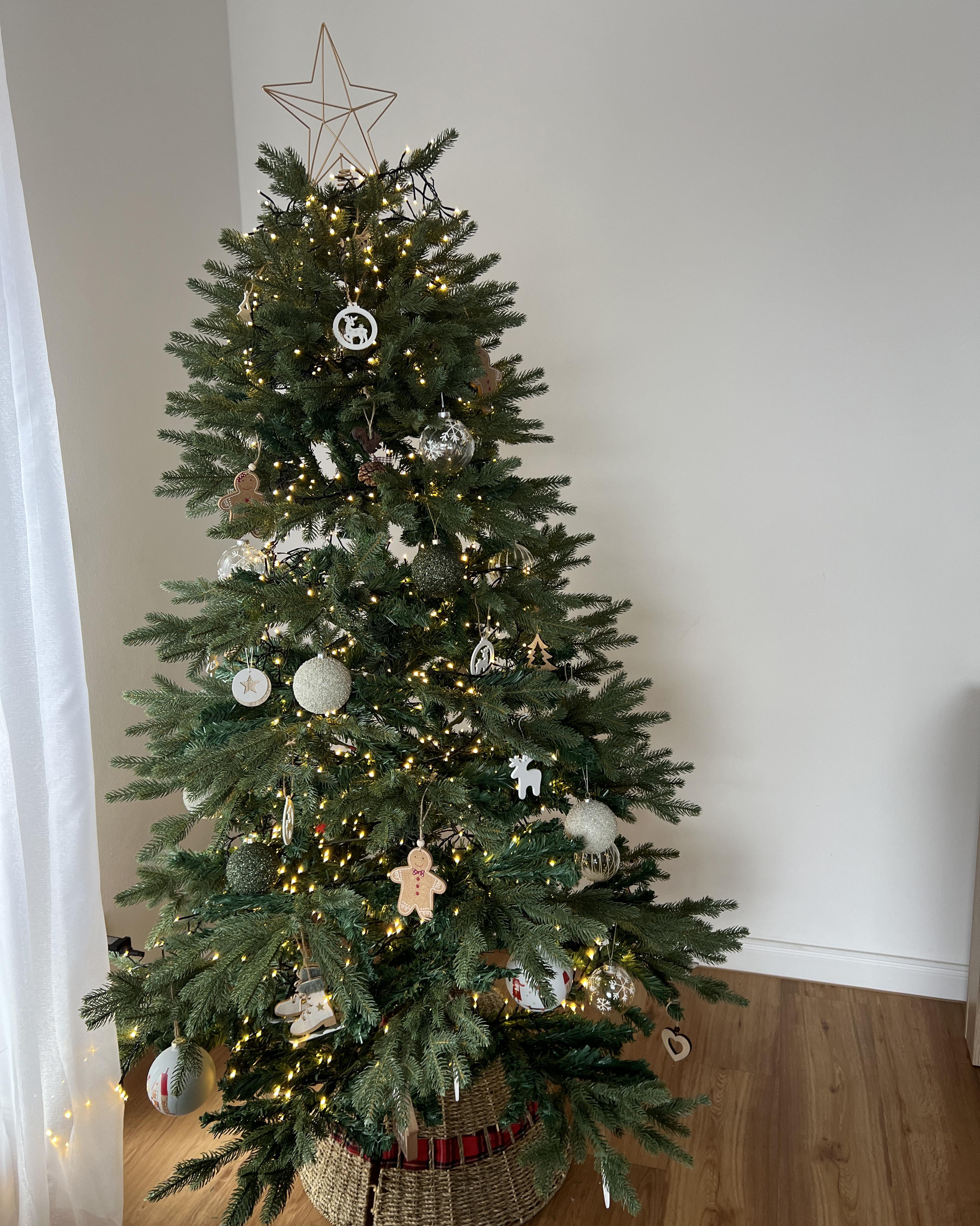 Künstlicher Weihnachtsbaum 180 cm grün HUXLEY_913577