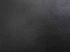 Sofá esquinero en piel negro con LED STOCKHOLM_756064