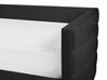 Tagesbett Samtstoff schwarz mit Bettkasten 90 x 200 cm MARRAY_870853