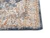 Teppich beige / blau 160 x 230 cm orientalisches Muster Kurzflor DVIN_854305