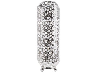 Moroccan Lantern Standing Lamp Silver VOLTA