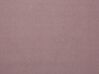 Penkki sametti säilytystila vaaleanpunainen 79 x 37 cm DURHAM_804286
