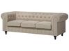 Soffa 3-sits beige CHESTERFIELD stor_708712