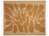 Couvre-lit beige et orange 130 x 170 cm BANGRE_834855