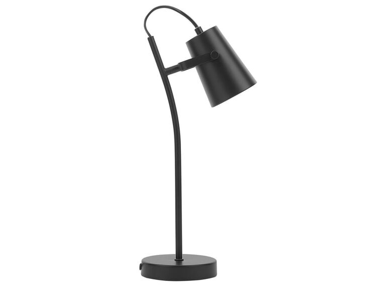Lampa biurkowa stalowa czarna FLINT_725830