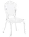 Set of 2 Accent Chairs Acrylic Clear VERMONT_691722