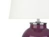 Ceramic Table Lamp Purple BRENTA_690570