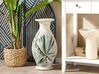Dekorativní terakotová váza 53 cm krémově bílá RAWAS_849543