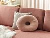Set of 2 Teddy Letter Cushions Pink HESPERIS_888269