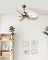 Ceiling Fan Black and Natural MAMMOTH_862421