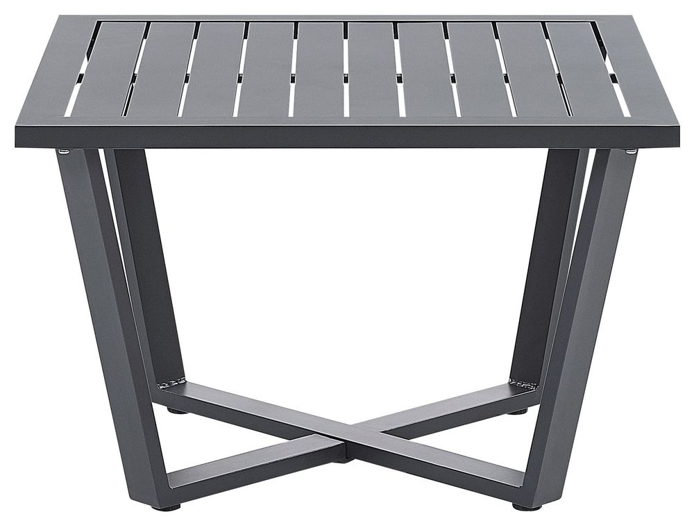 5 Seater Garden Corner Sofa Set Dark Grey VIZZINI Beliani.co.uk