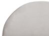 Cama de solteiro em veludo cinzento claro 90 x 200 cm NOZAY_895357