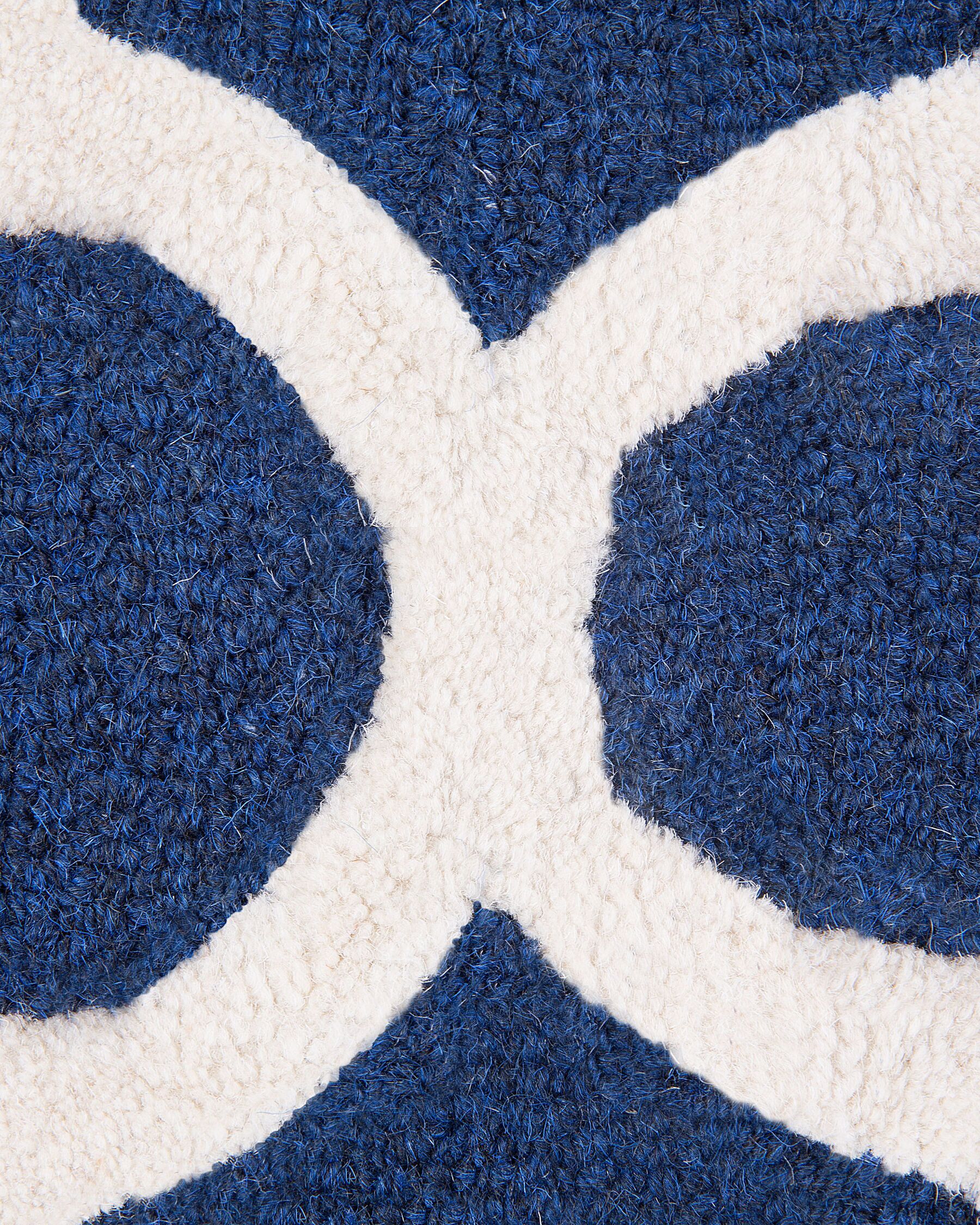 Tappetino da bagno Erona 100% cotone riciclato blu 50 x 70 cm | Kave