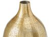 Conjunto de 2 vasos decorativos em metal dourado MOHENJO_823114