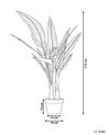 Plante artificielle oiseau de paradis 115 cm avec pot STRELITZIA TREE_775247