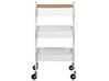Metal 3 Tier Kitchen Trolley White LUCCA_787842