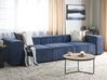 Sofa modułowa 3-osobowa sztruksowa niebieska APRICA_909221