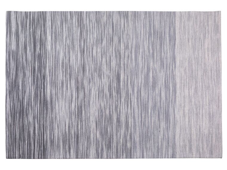 Vloerkleed wol grijs 140 x 200 cm KAPAKLI_802927