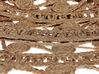 Okrúhly jutový koberec ⌀ 140 cm béžový KERER_895925