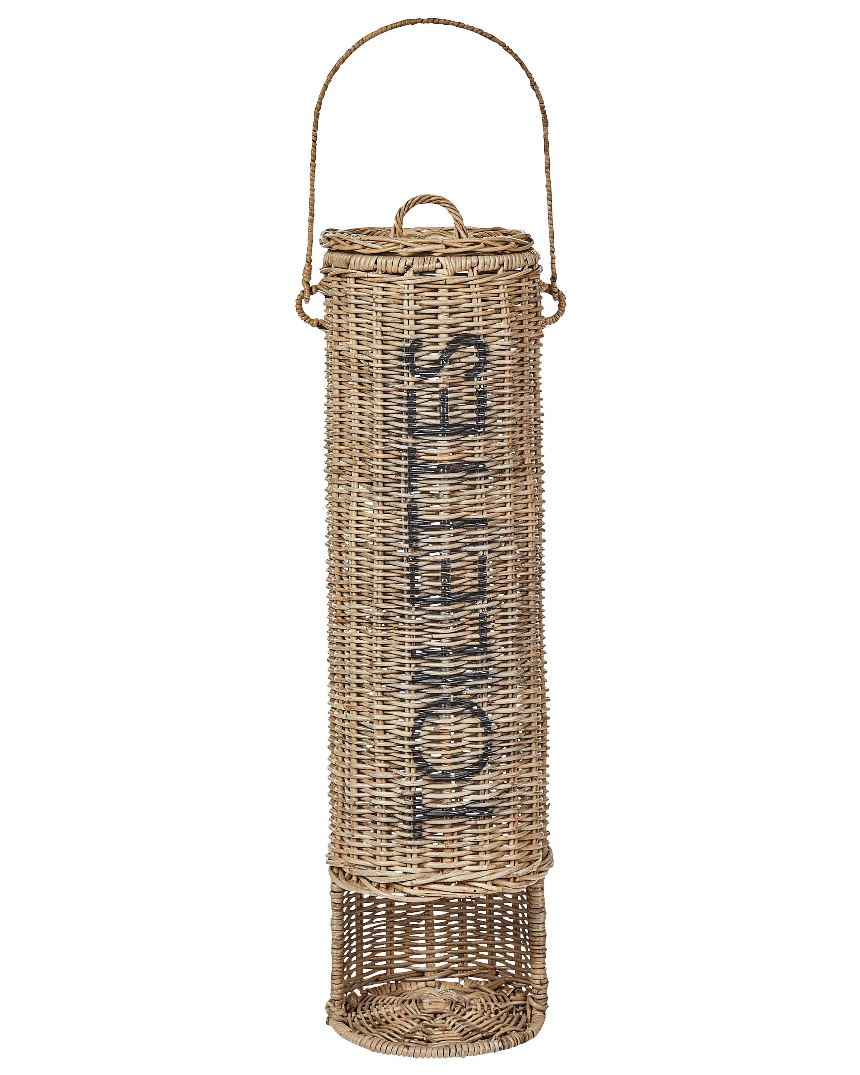 Toilettenpapierhalter Aus Synthetischem Rattan Mit Ablage – Für Mega-Rollen, Wasserabweisend, Boho-Deko Für Bad, Küche & Wohnmobil