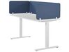 Työpöydän väliseinä sininen 130 x 40 cm WALLY_800624