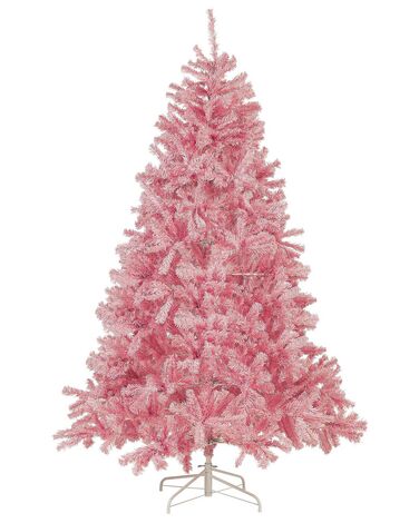Künstlicher Weihnachtsbaum 210 cm rosa FARNHAM