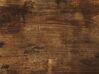 Esstisch heller Holzfarbton / schwarz 140 / 180 x 90 cm ausziehbar HARLOW_793871
