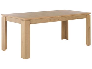 Jídelní stůl 180 x 90 cm světlé dřevo VITON