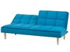 Fabric Sofa Bed Blue SILJAN_702043