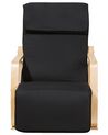 Cadeira de baloiço em tecido preto WESTON_679252