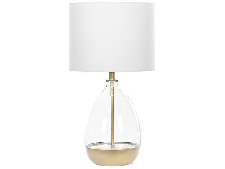 Table Lamp Gold with White OKARI_823046