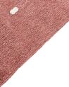 Cotton Area Rug Dotted 140 x 200 cm Light Red ASTAF_908041
