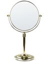 Miroir de maquillage ø 20 cm doré AVEYRON_848230