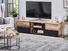 TV-meubel zwart/lichtbruin STERLING_796630