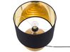 Tischlampe gold 42 cm Trommelform KUBAN_690526