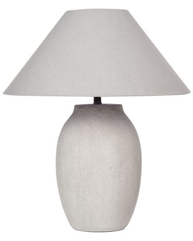Lámpara de mesa de cerámica gris GRALIWDO