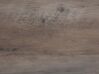 Couchtisch dunkler Holzfarbton / taupe rechteckig 100 x 60 cm WELTON_749914