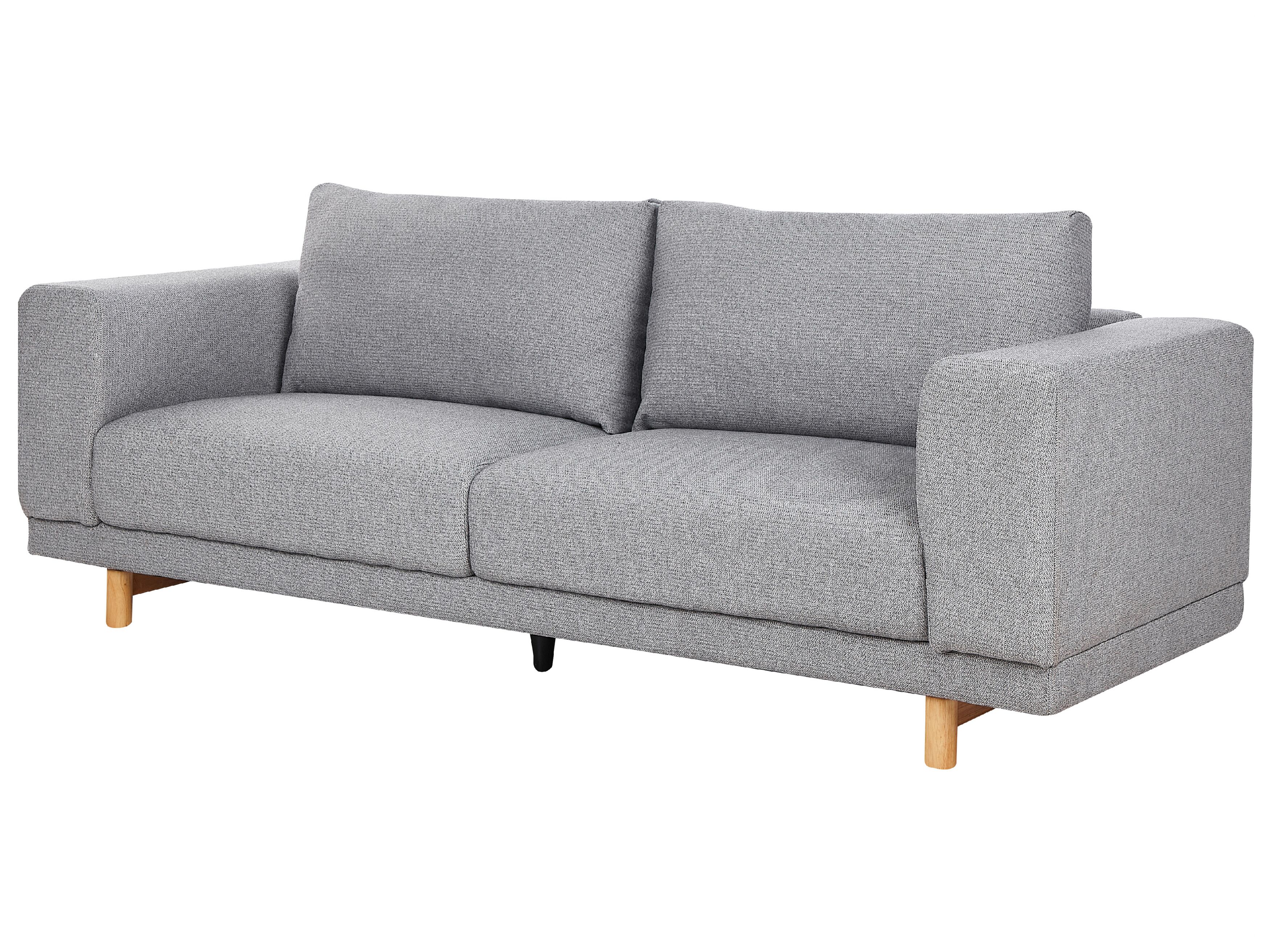Stilvolle Sofa 3 Sitzer Grau Bild