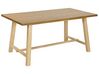 Jedálenský stôl 160 x 90 cm svetlé drevo BARNES_897127
